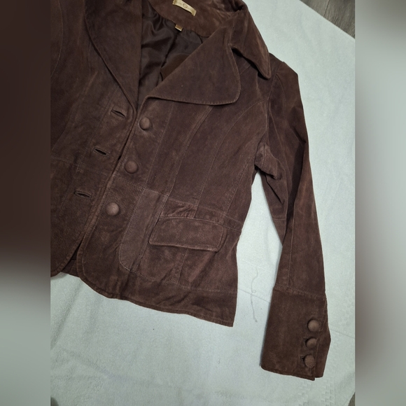 Wilsons Leather Brown Blazer - Great Condition - Picture 3 of 10